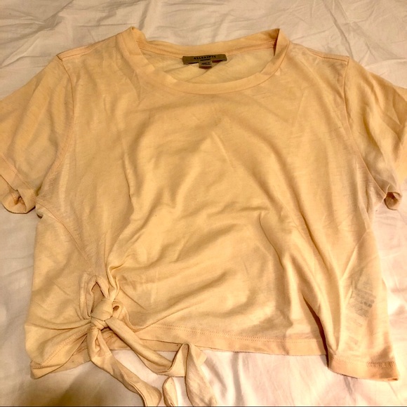 ALLSAINTS TUJEN CROPPED TEE - Picture 2 of 3